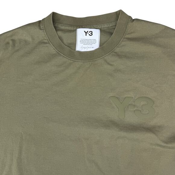 Y-3 Yohji Yamamoto Long Sleeve Classic Chest Logo Tee Men's Size Small - Picture 3 of 6